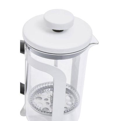 Akeala Matte White Cafetiere 350ml