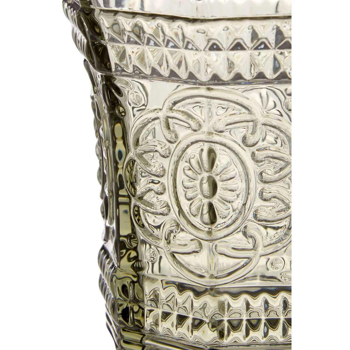 Baroque Smoked Glass Tumbler