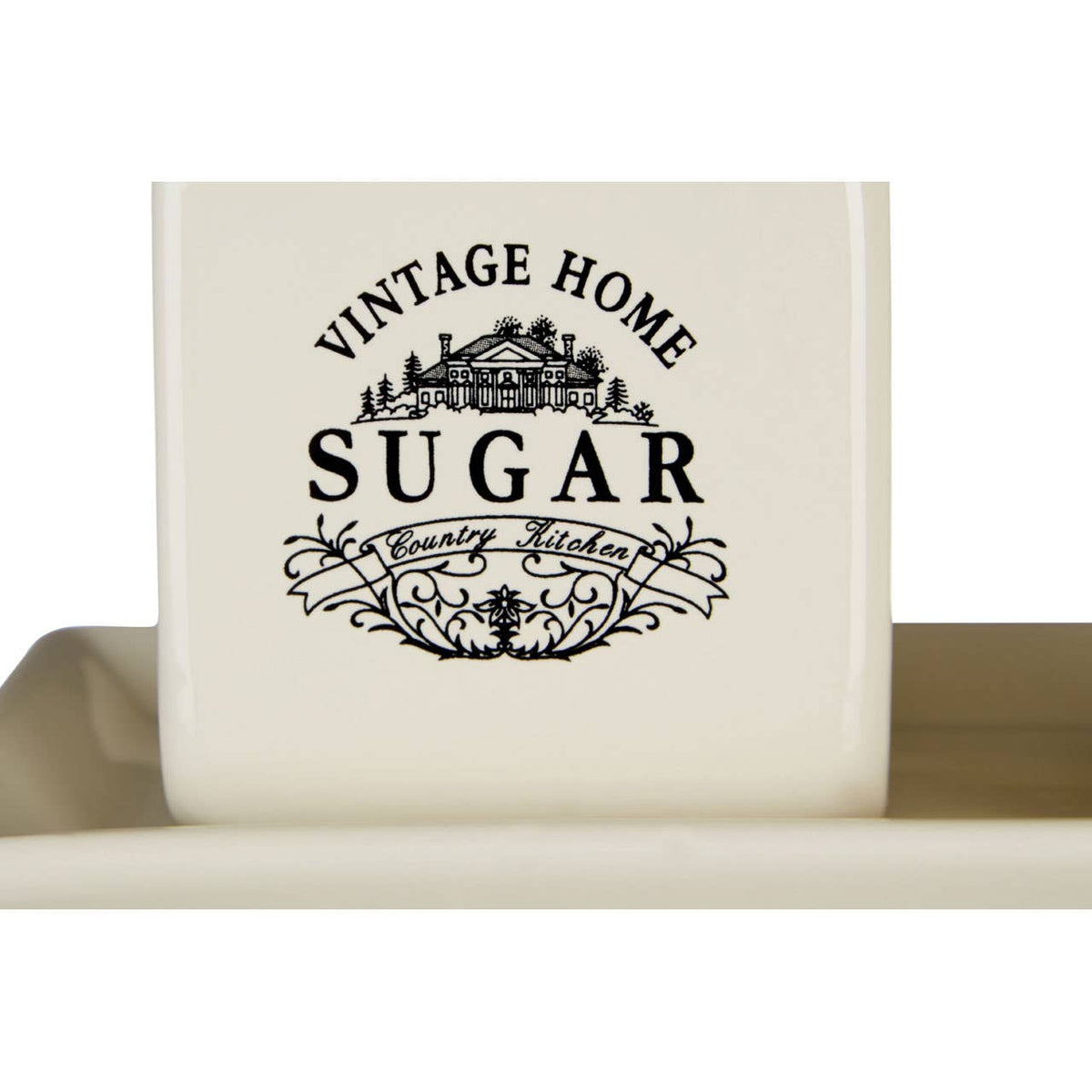 Vintage Home Cream Square Sugar and Milk Set