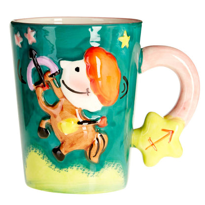 4 Assorted Star Sign Mugs