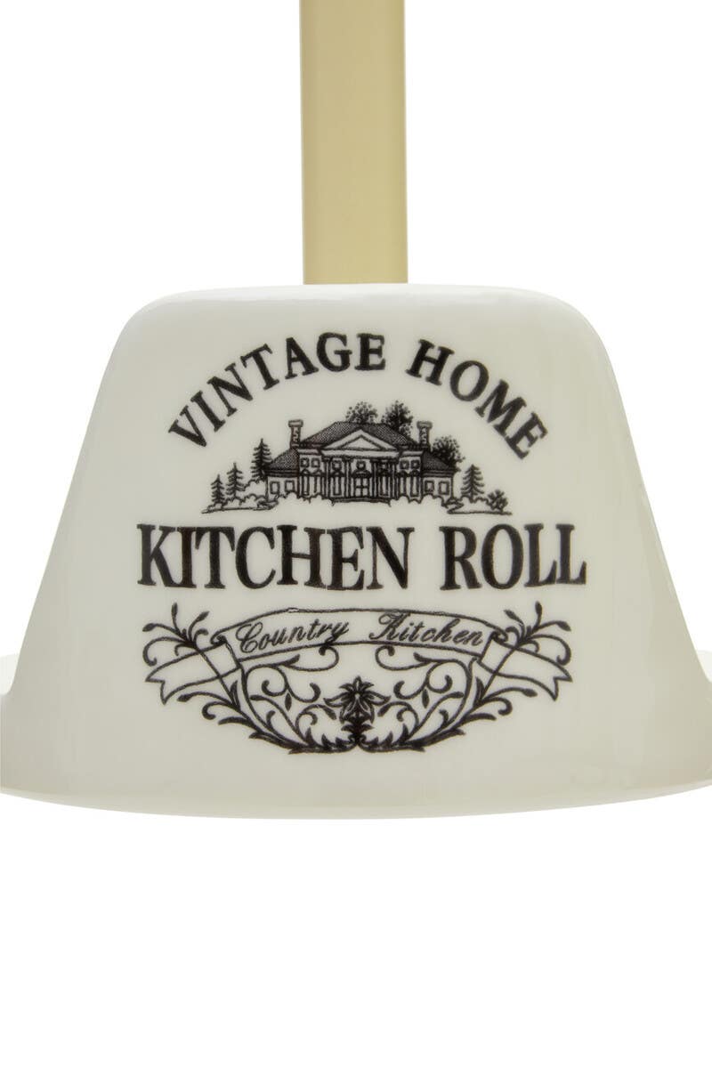 Vintage Home Cream Kitchen Roll Holder