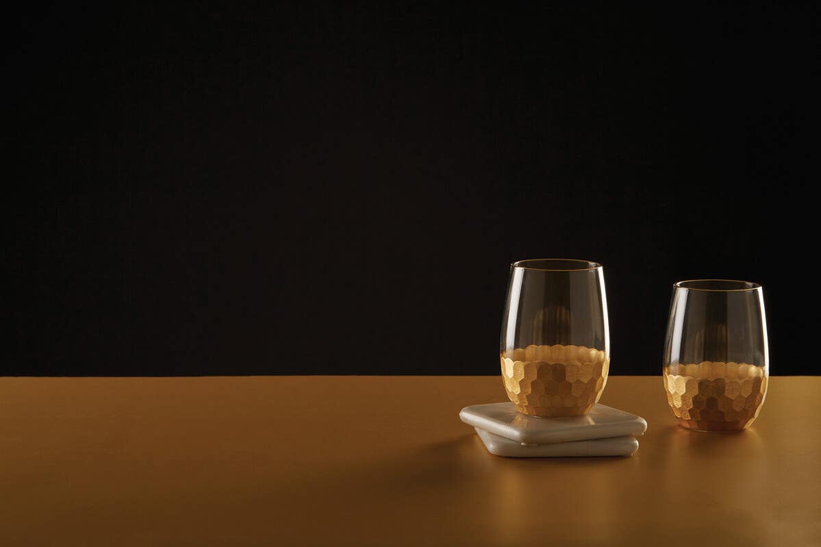 Set Of Four Astrid Glass Tumblers