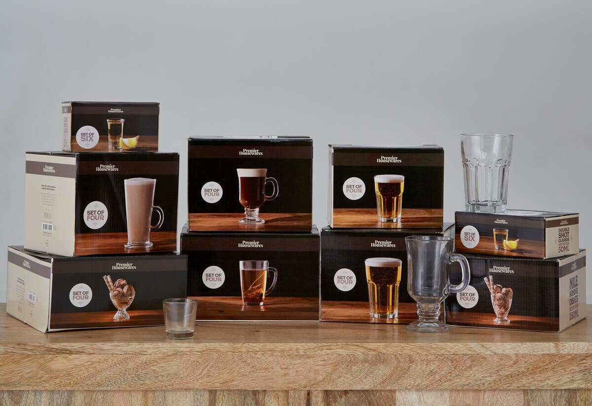 Euri Set Of 6 Clear Shot Glasses 25ml