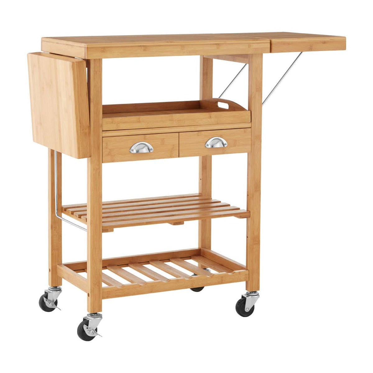 Harlow Bamboo Kitchen Trolley