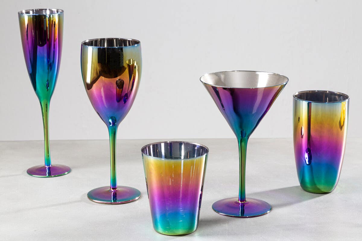 Aurora Glass Tumblers Set of 4