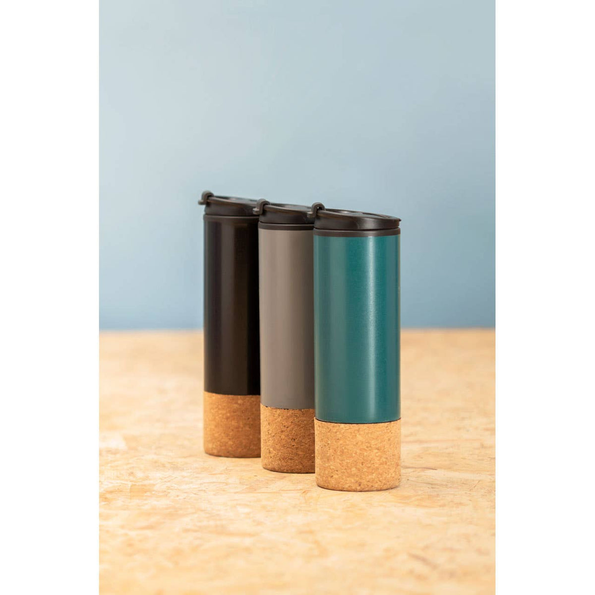 Mimo Dark Green Double Wall Travel Mug