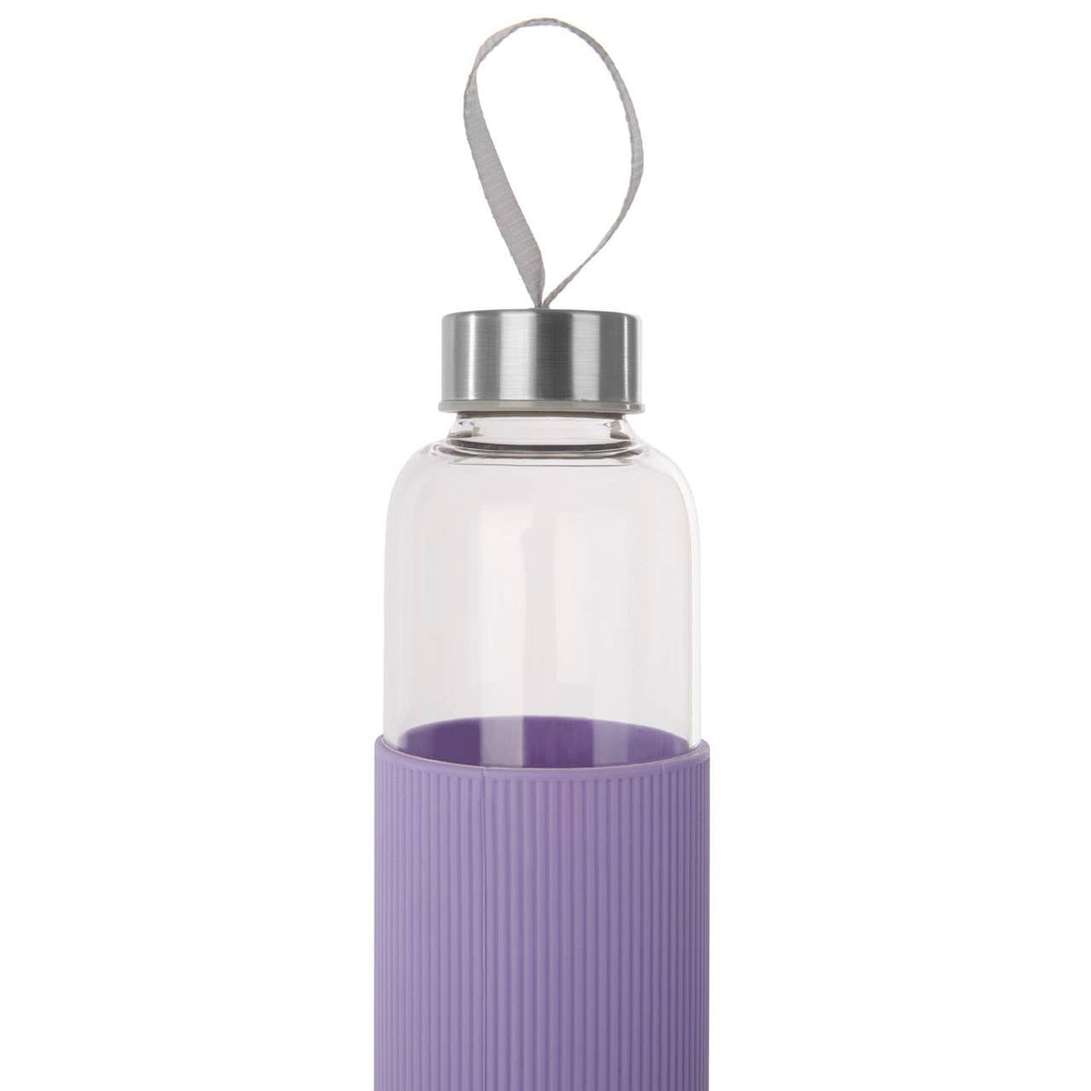 Mimo Glass Bottle With Purple Silicone Sleeve