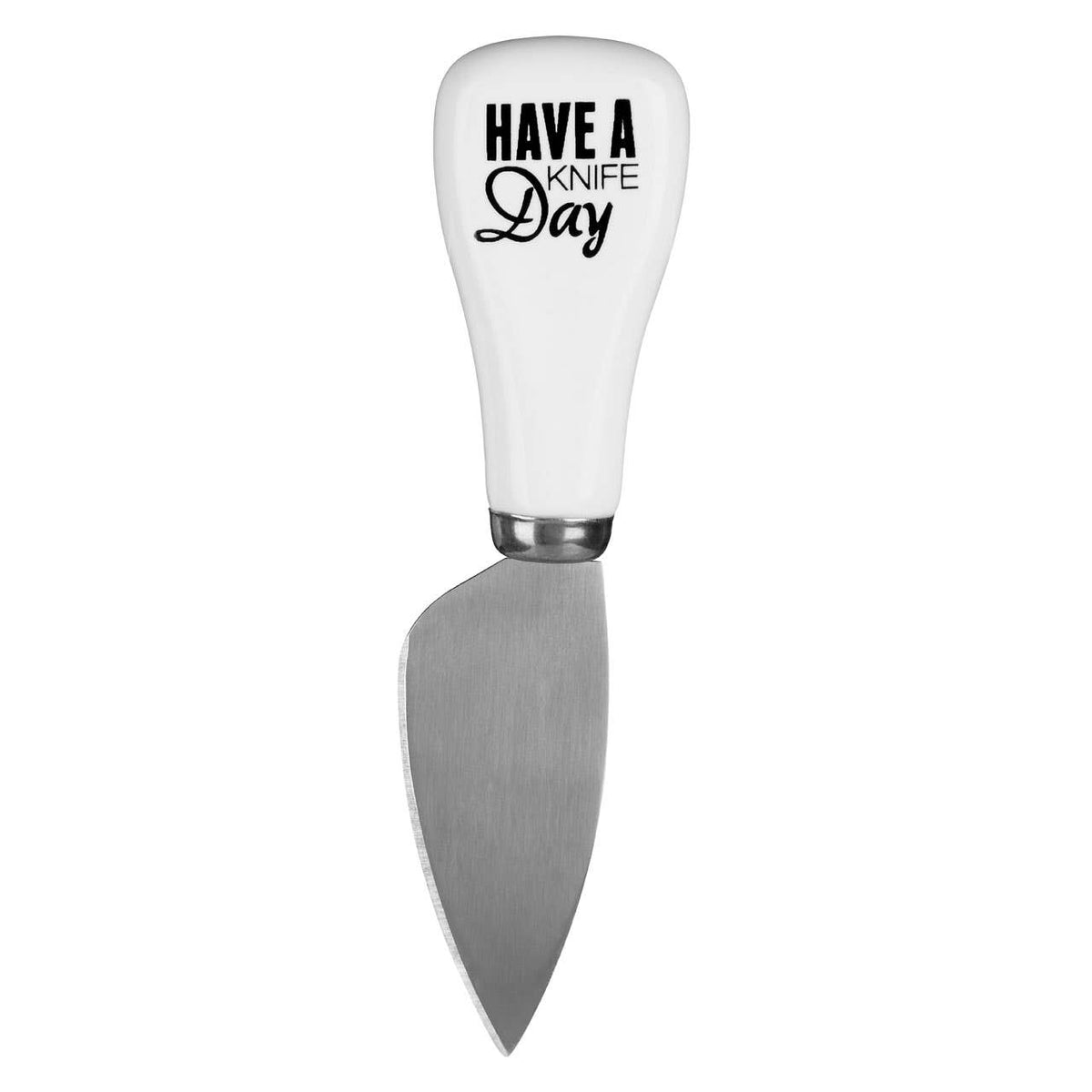 Pun and Games Set of 4 Cheese Knives