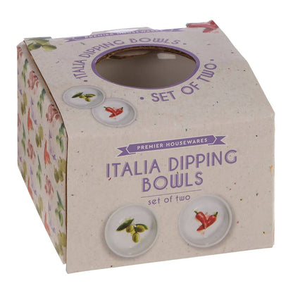 Italia Set Of Two Dipping Bowls