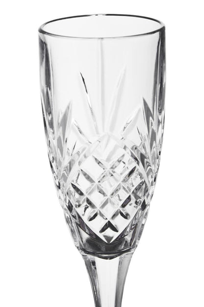 Beaufort Set of 4 Crystal  Champagne Glasses