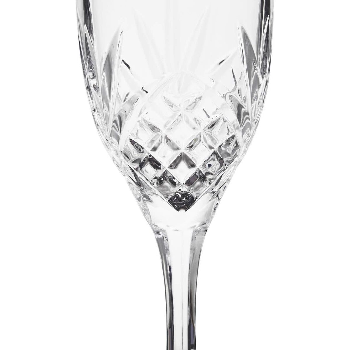 Beaufort Crystal Wine Glasses Set of Four