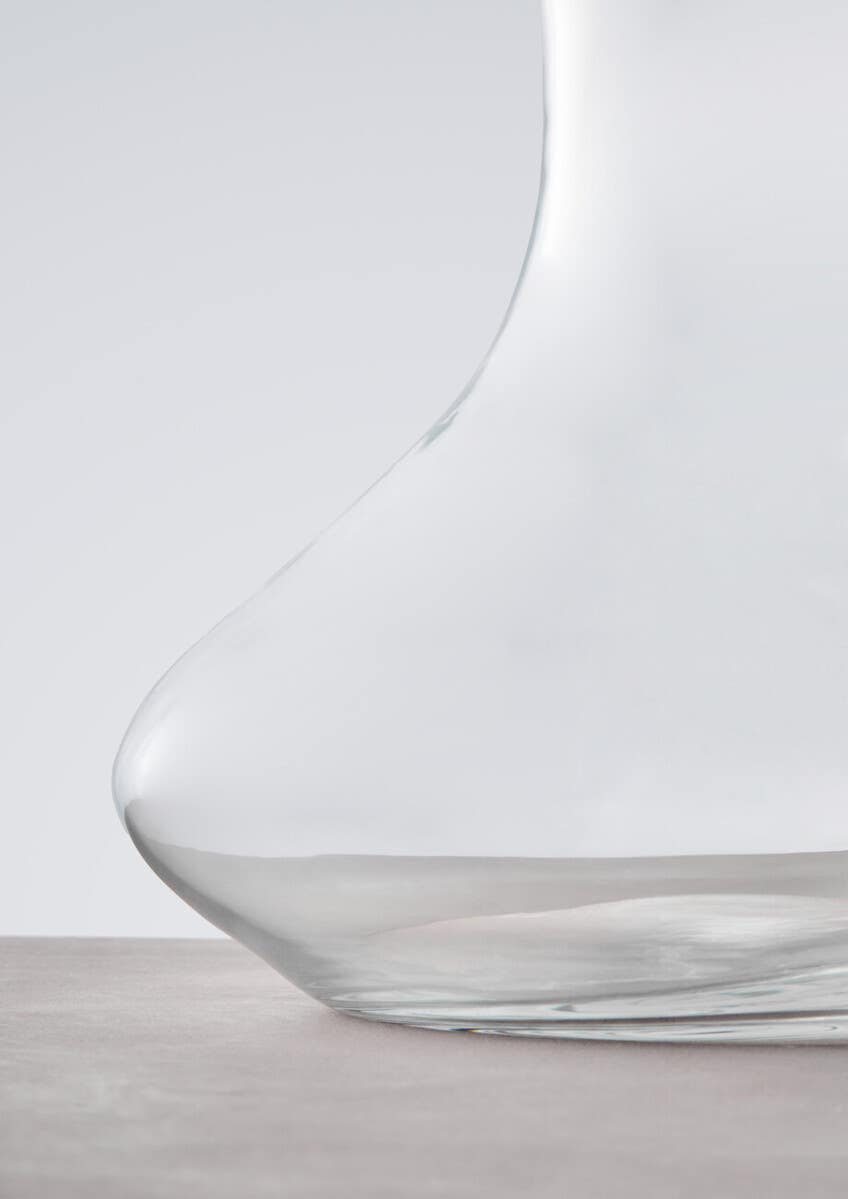 Ambra Clear Glass Decanter.