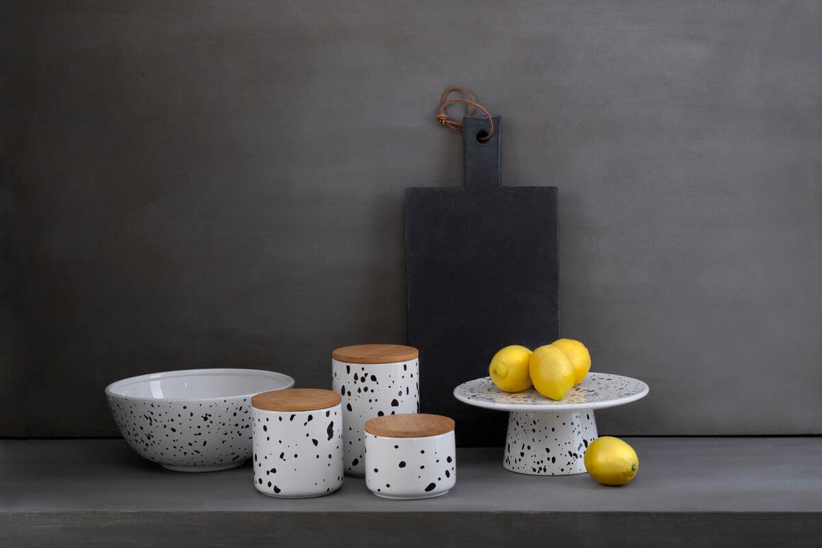 Speckled Large Storage Canister