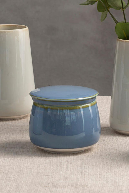 Juna Blue Sugar Pot