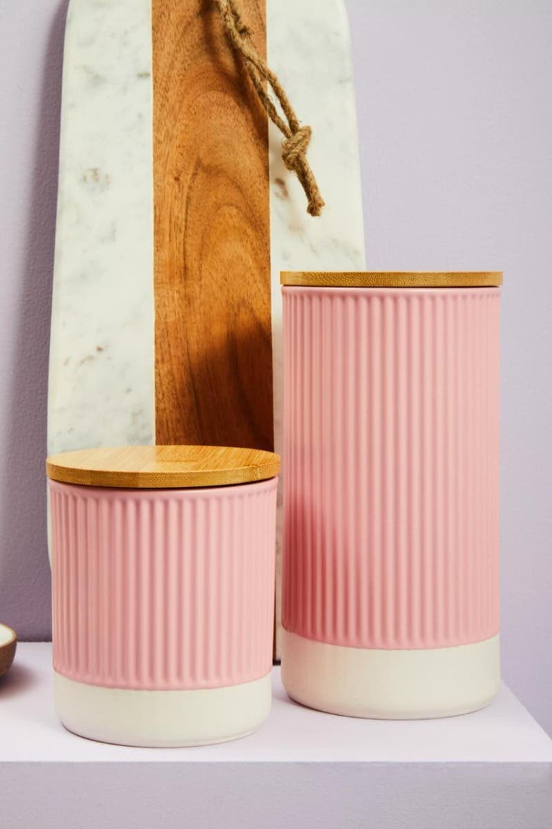 Geome Pink 550ml Storage Canister