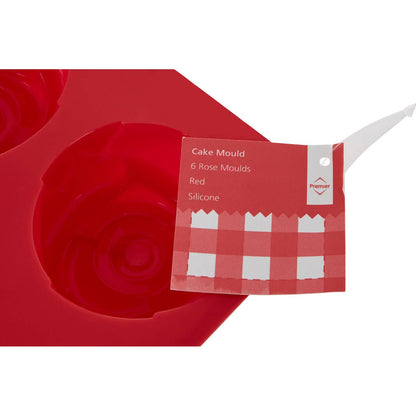 Hallie 6 Rose Red Cake Mould