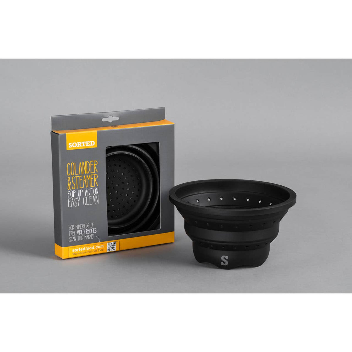 Sorted Collapsable Colander and Steamer