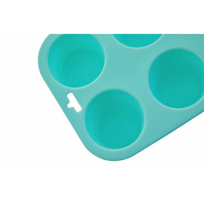 Zing Pastel Green 6 Cup Muffin Mould