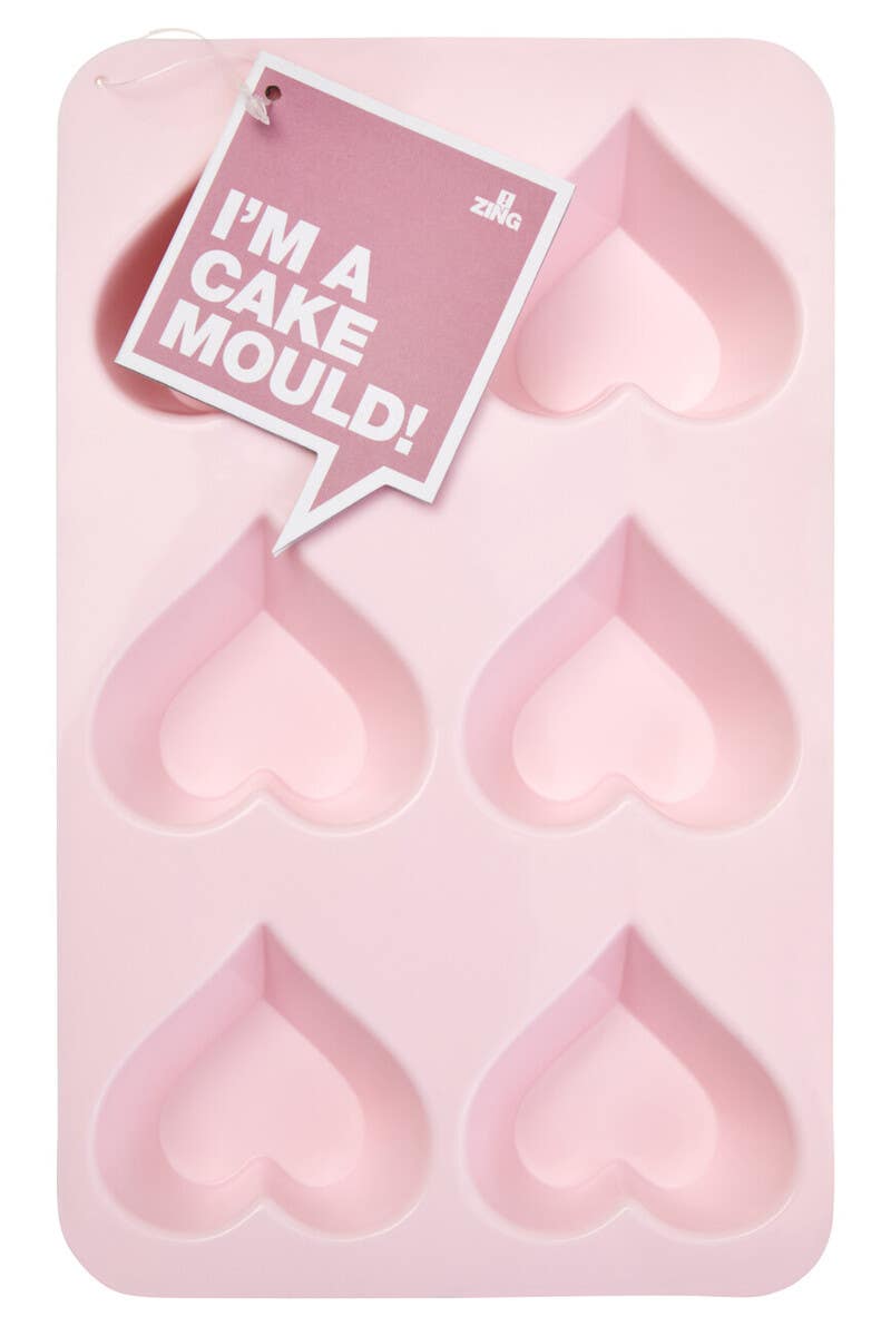 Zing Pastel Pink Heart Shape Cake Mould