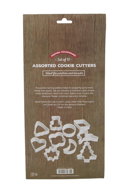 Sucre White 10 Piece Cookie Cutter Set