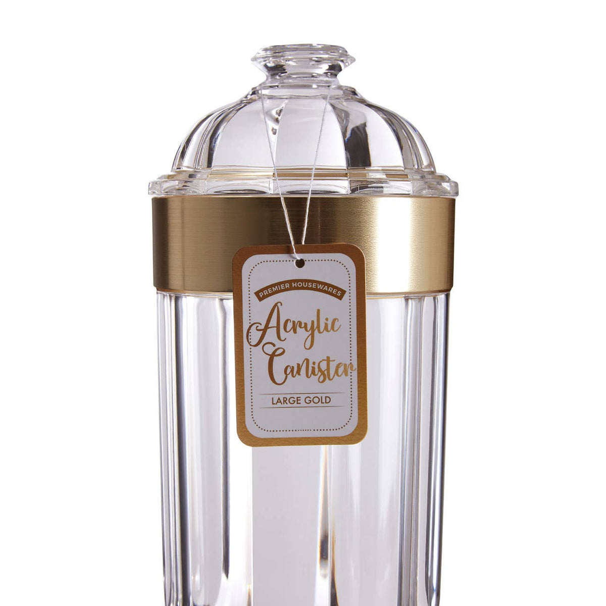 Guan Large Light Gold Acrylic Storage Jar