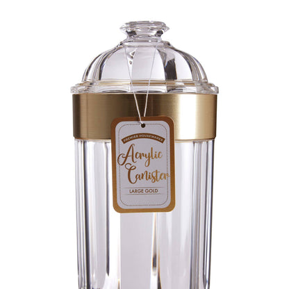 Guan Large Light Gold Acrylic Storage Jar