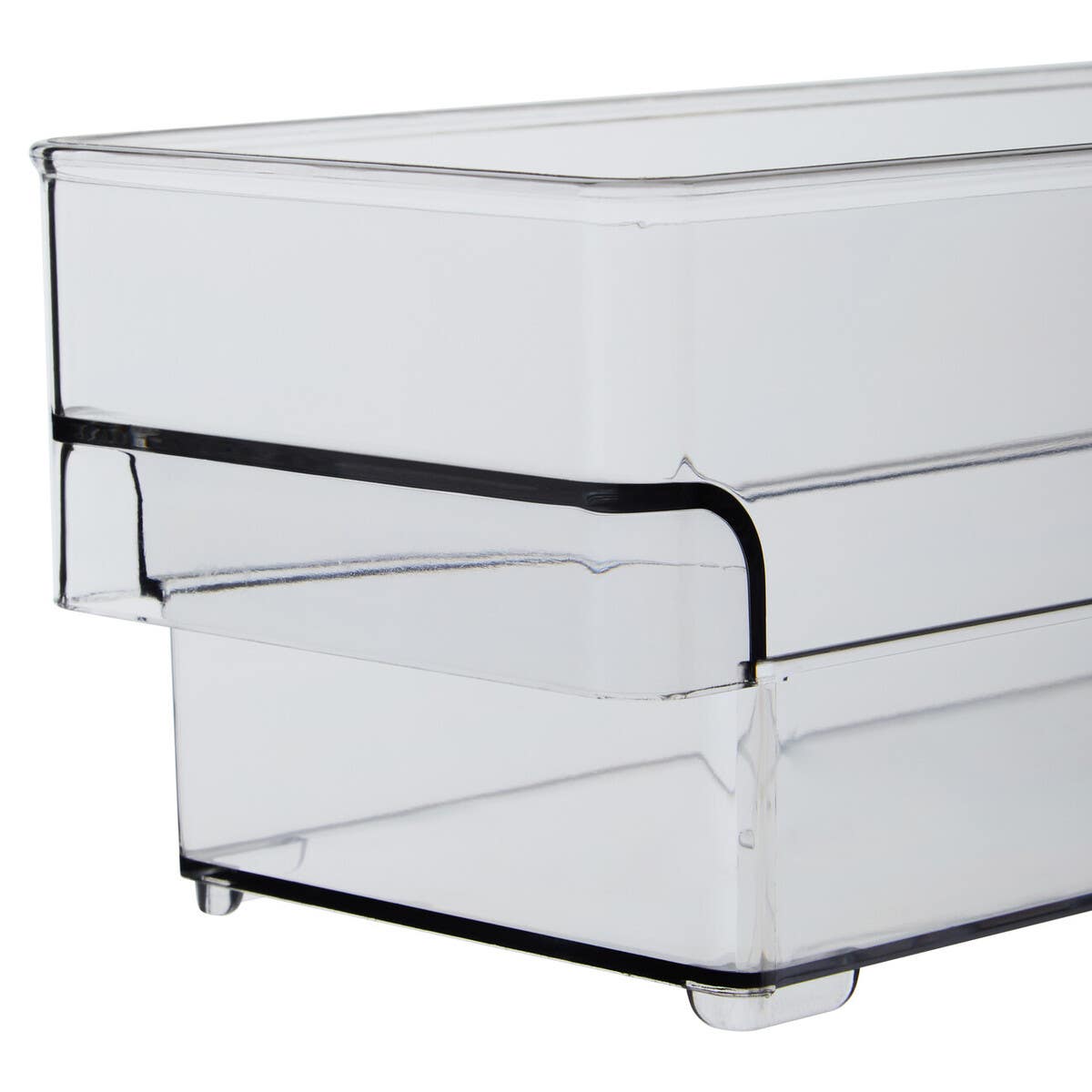 Romm Set of Two Small Stackable Fridge Storage Trays