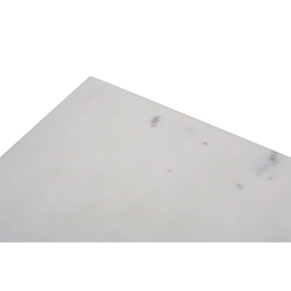 Kindia Rectangular White Marble Chopping and Serving Board