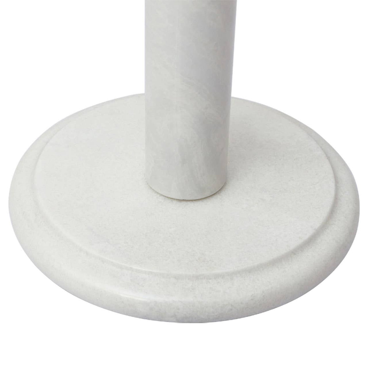 Kindia White Marble Kitchen Roll Holder