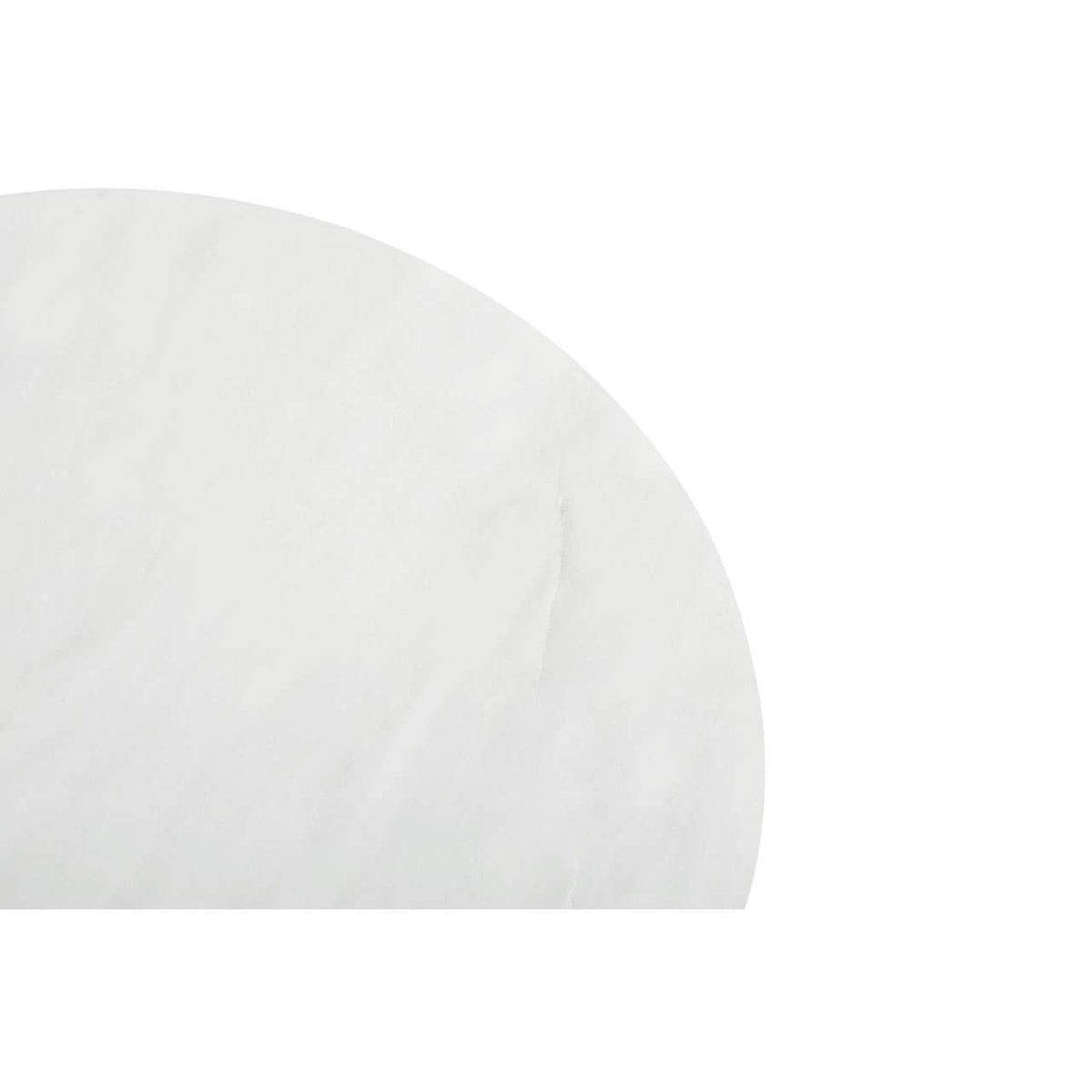 Kindia Round White Marble Chopping and Serving Board