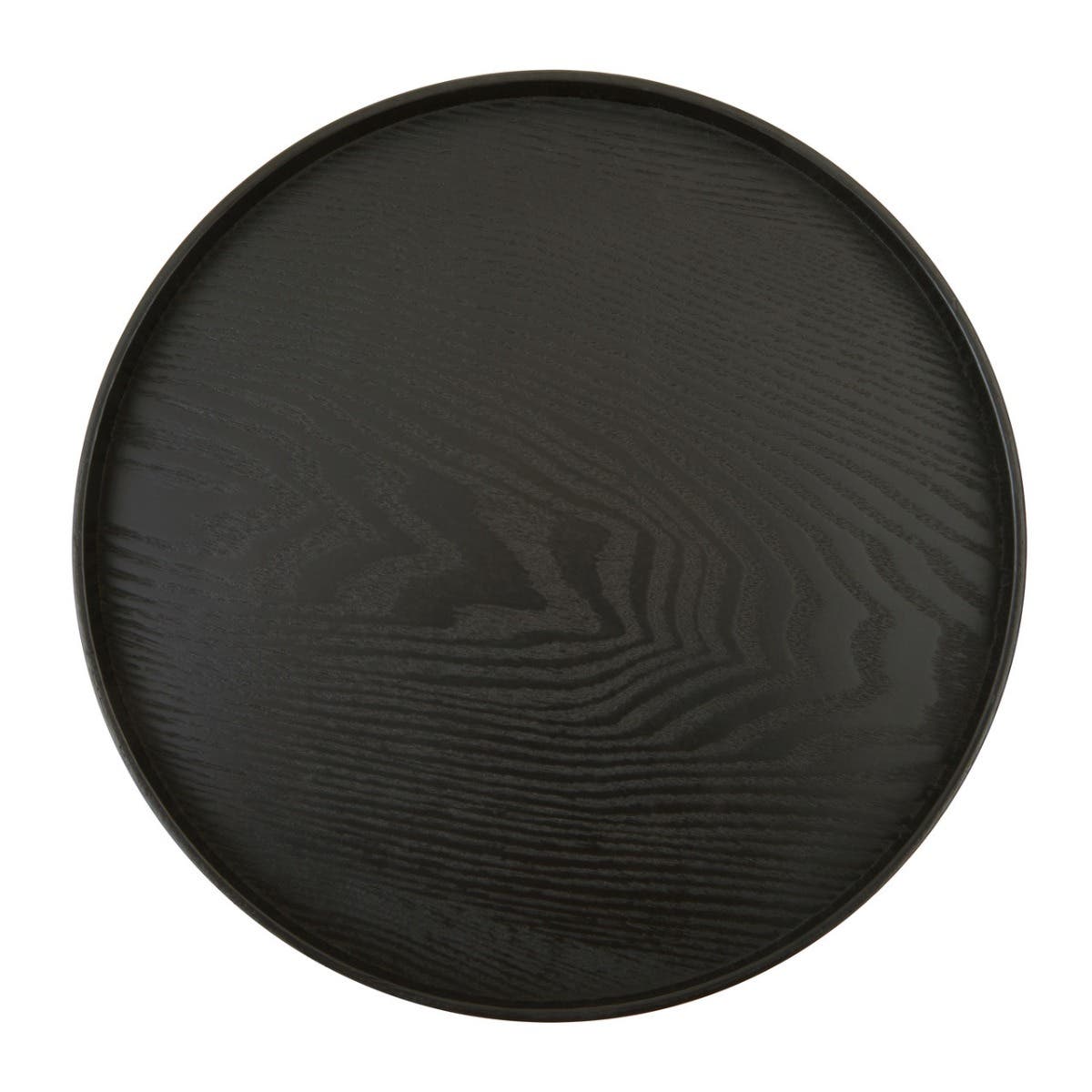 Bessan Medium Black Fir Wood Tray