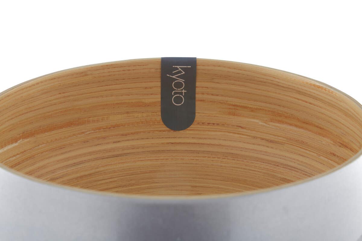 Kyoto Small Silver Bamboo Bowl