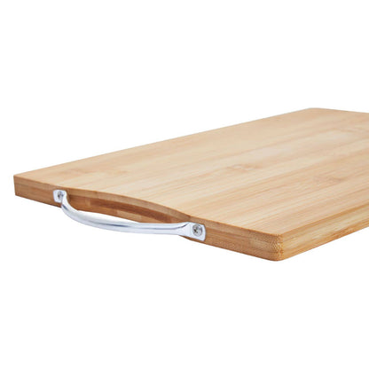 Aleki Medium Rectangular Bamboo Chopping and Serving Board with handle