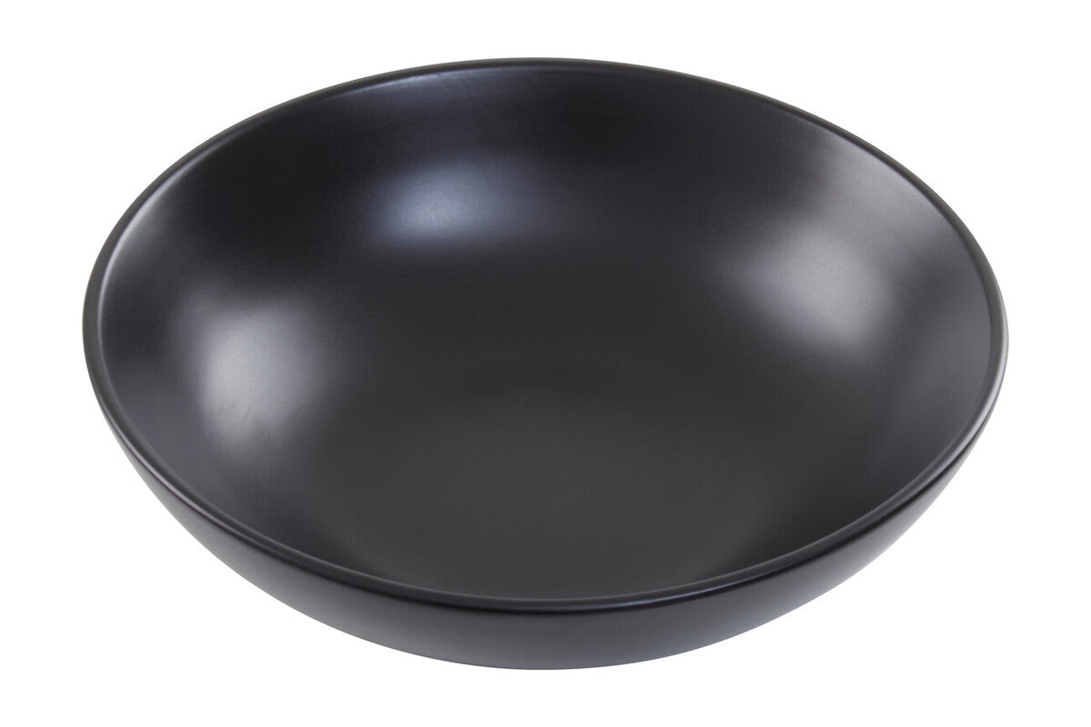 Elmira 16 Piece Black Stoneware Dinner Set