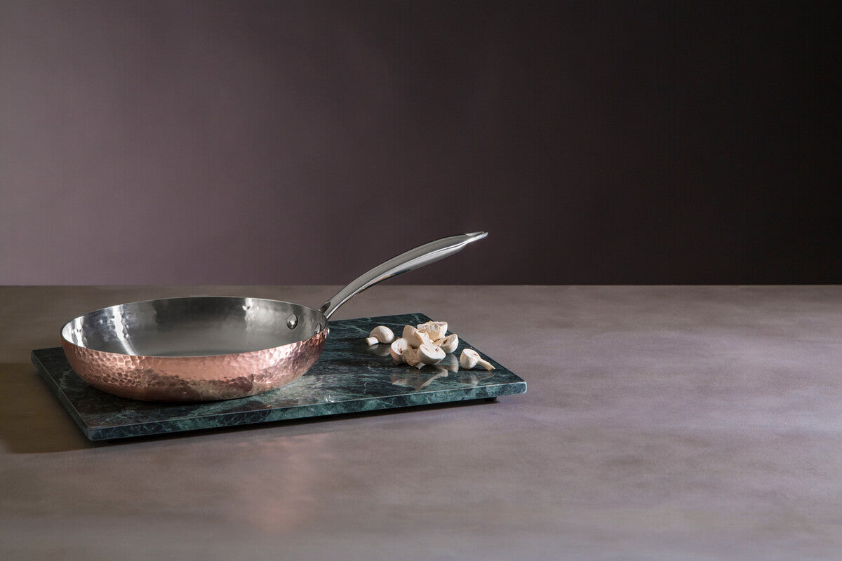 Minerva Copper Finish 24 cm Hammered Frying Pan