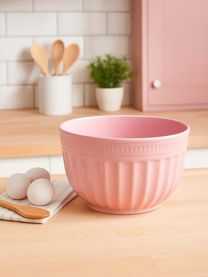 Alden Melamine Medium Mixing Bowl - Pink