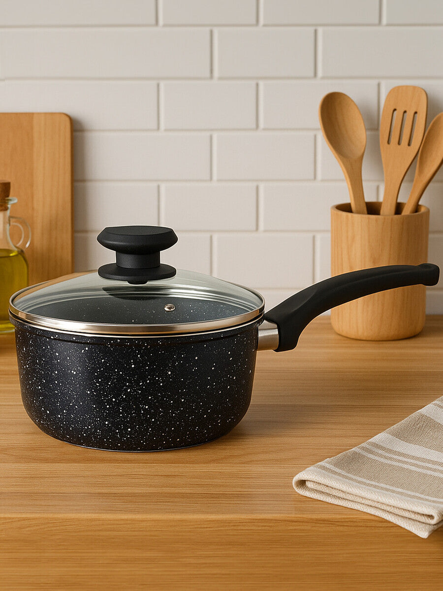 Stoneflam 20cm Saucepan With Glass Lid