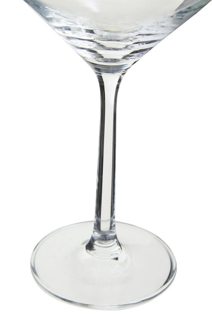 Ada Set Of 4 Crystal Burgundy Glasses