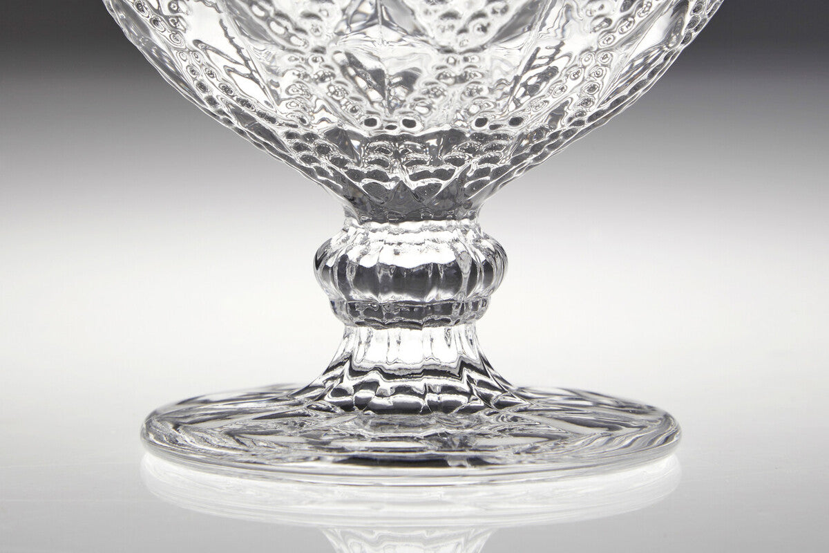 Fleur Set Of Two Clear Glass Sundae Dishes