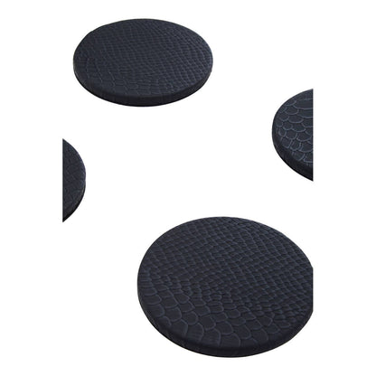 Mixology Set Of Four Black Coasters