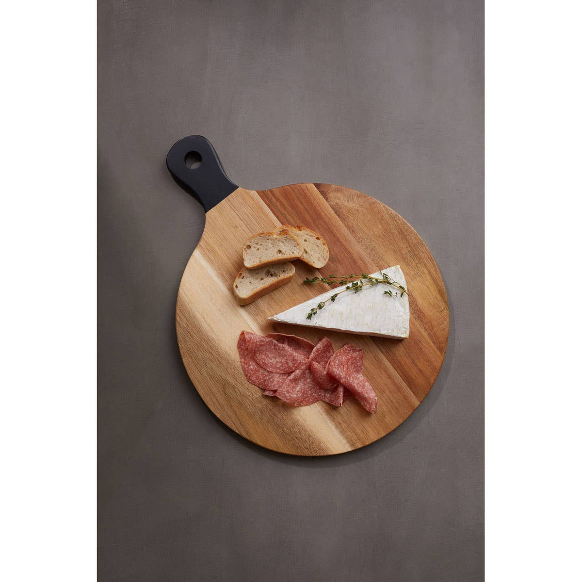 Socorro Chopping and Serving Board With Black Handle