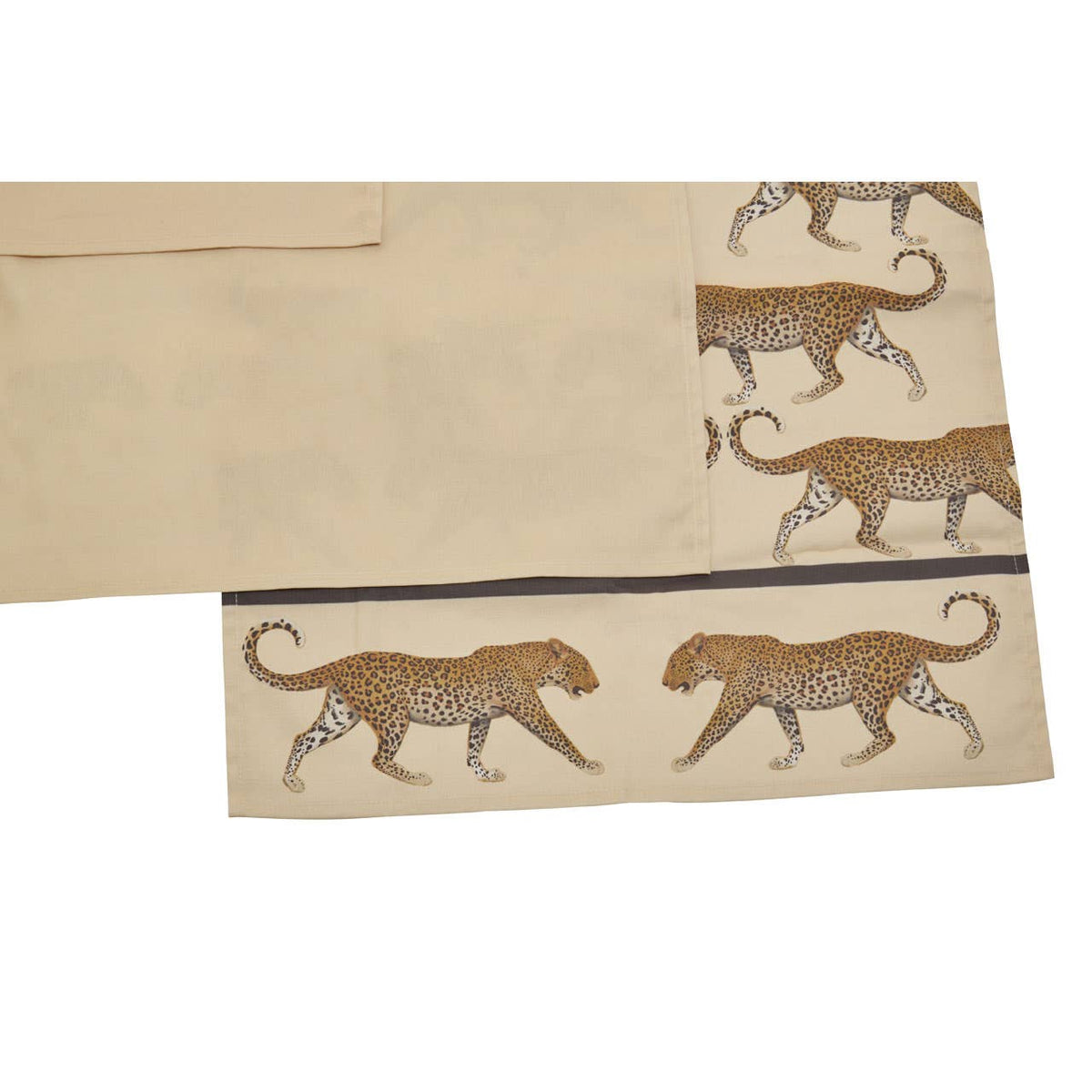 London Leo Set of 3 Leopard Print Tea Towels