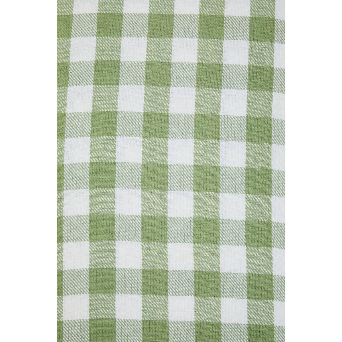 Doro Set Of Three Green And White Tea Towels