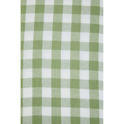 Doro Set Of Three Green And White Tea Towels