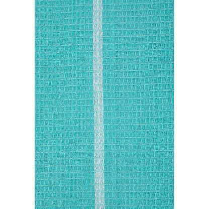 Doro Set Of 3 Green And White Waffle Tea Towels