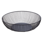 Cook Nook Emery Matte Black Iron Wire Fruit Bowl