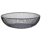 Cook Nook Emery Matte Black Iron Wire Fruit Bowl