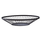 Cook Nook Emery Flat Fruit Basket With Matte Black Frame