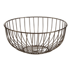 Cook Nook Round Black Nickel Finish Fruit Basket