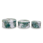 Cook Nook Winter Palm Cake Storage Tins Set of 3